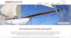 Desktop Screenshot of ideenwerft.com